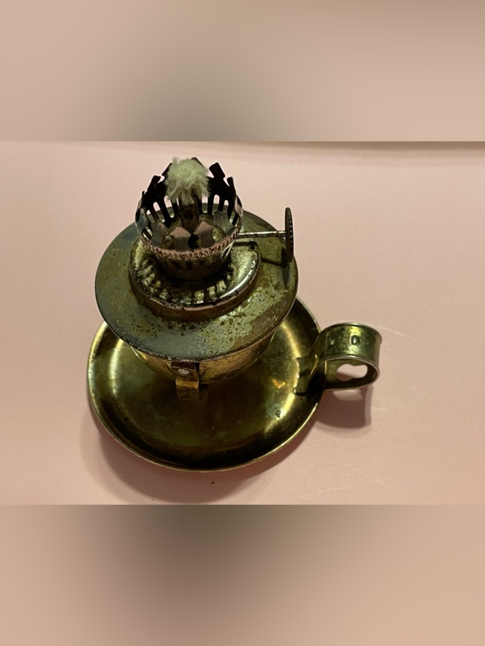 Vintage Small Copper Oil Lantern #7880